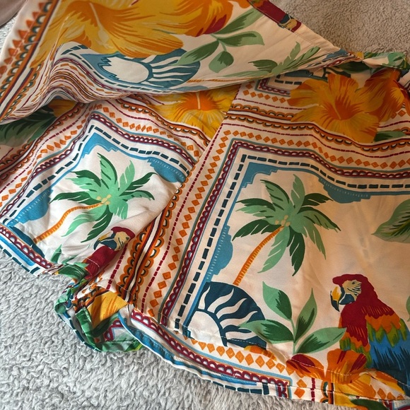 Live 4 Truth Tropical Parrot & Palm Print Two-Piece Skort set Size Small - Picture 14 of 16
